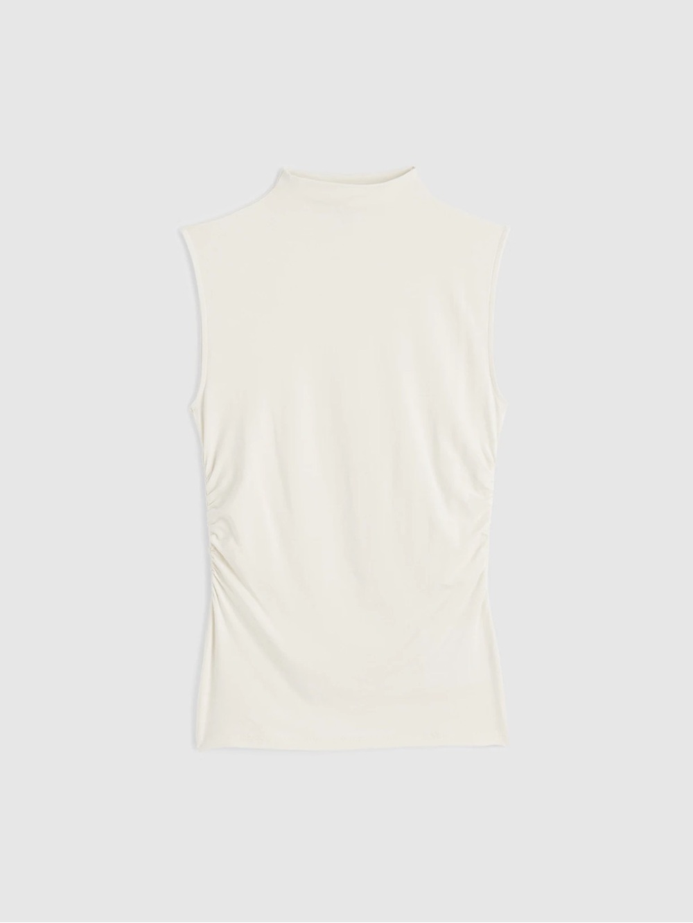 Madewell Ruched Mockneck Tank - Picture 6 of 10